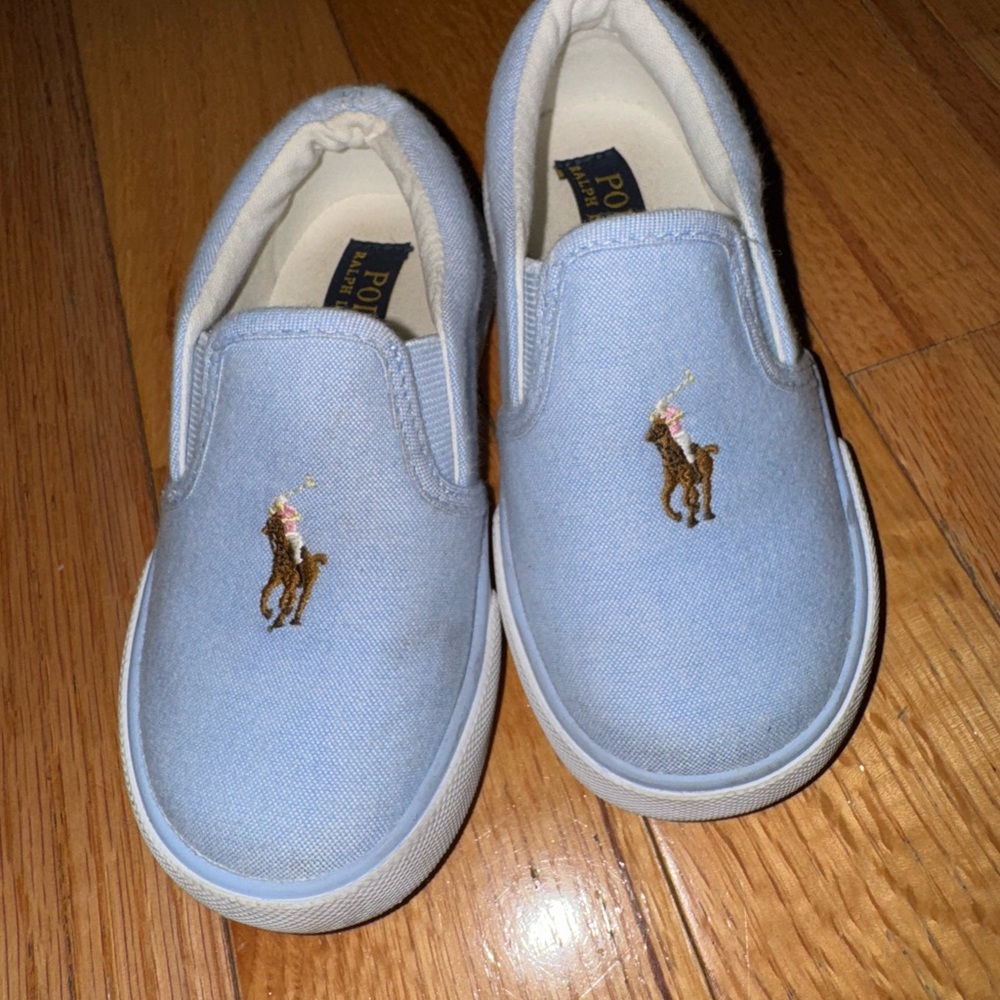 Polo by Ralph Lauren Blue Sneakers Slip-On Style